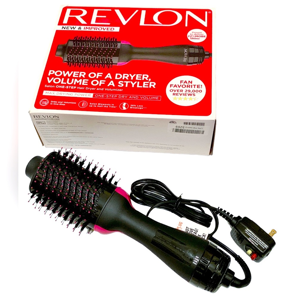 NOB New Improved REVLON 1.0 One Step Hair Dryer & Volumizer